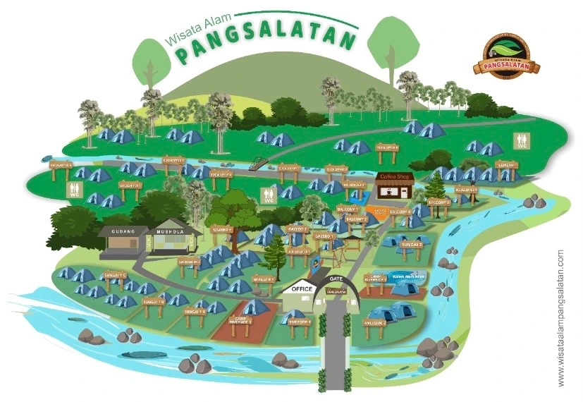 Peta Wisata Alam Pangsalatan
